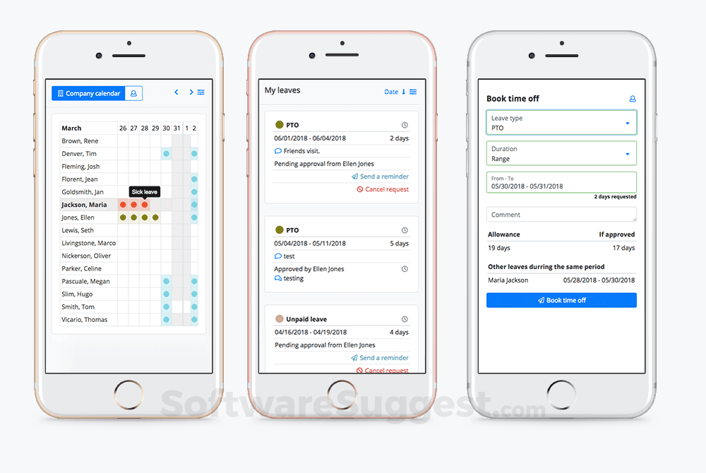 LeaveBoard Small Screenshot 3